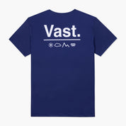 VAST 簡約海軍藍 防曬機能衝浪T Shirt