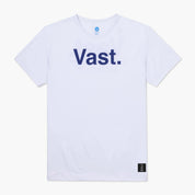 VAST 簡約Logo雅緻白 防曬機能衝浪T shirt