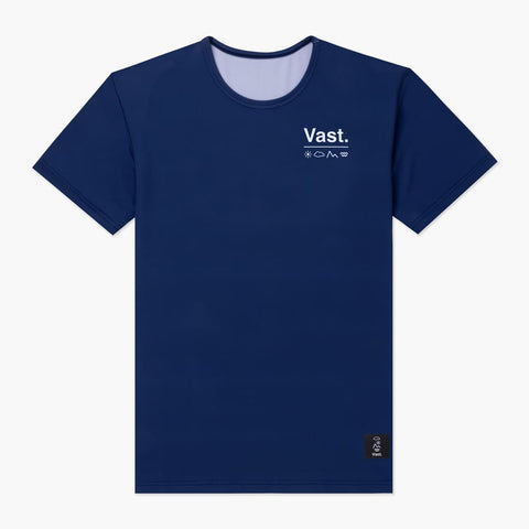 VAST 經典海軍藍 防曬機能衝浪T Shirt