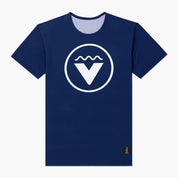 VAST 經典Logo海軍藍2.0 防曬機能衝浪T Shirt
