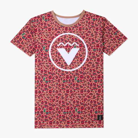 VAST 紅綠豹紋 防曬機能衝浪T Shirt