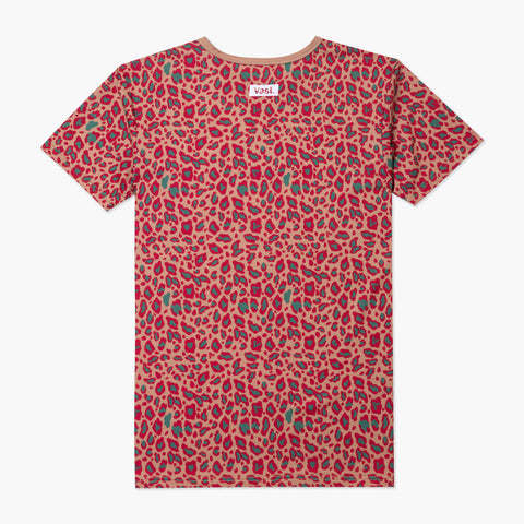 VAST 紅綠豹紋 防曬機能衝浪T Shirt