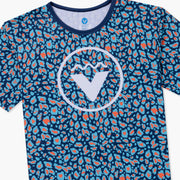 VAST 水藍豹紋 防曬機能衝浪T Shirt