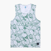 VAST 經典木槿花防曬機能衝浪背心 - 綠