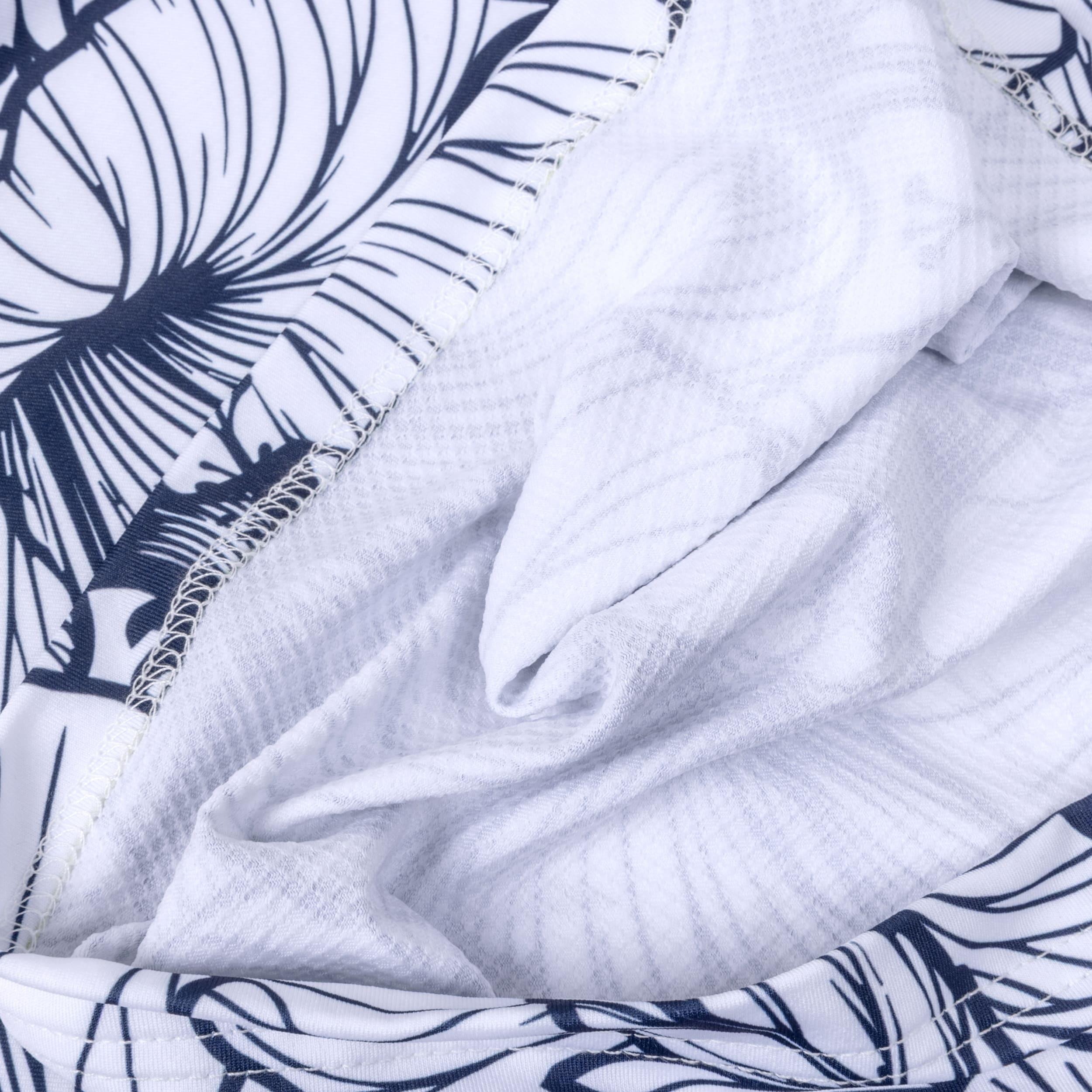 VAST 經典木槿花防曬機能衝浪背心 - 藍