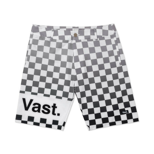 VAST Checkerboard 休閒短褲 - 棋盤格漸層色