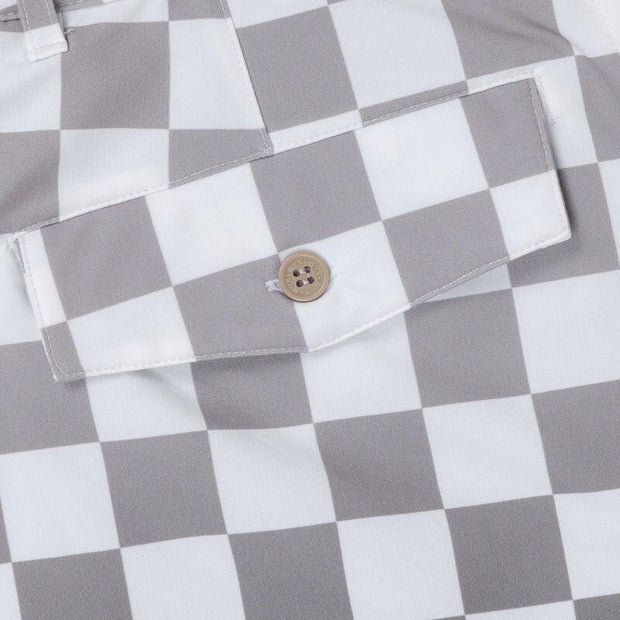 VAST Checkerboard 休閒短褲 - 棋盤格漸層色