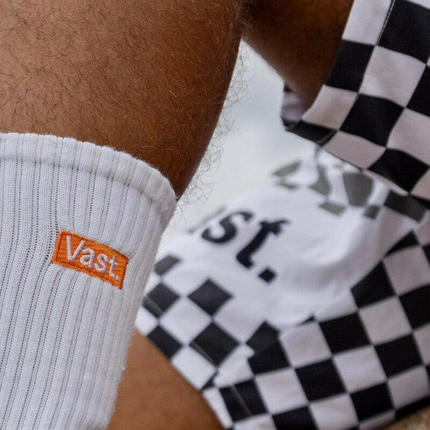 VAST Checkerboard 休閒短褲 - 棋盤格漸層色