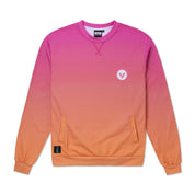 VAST DIP DYE 海面漸層長袖上衣 - 漸層橘