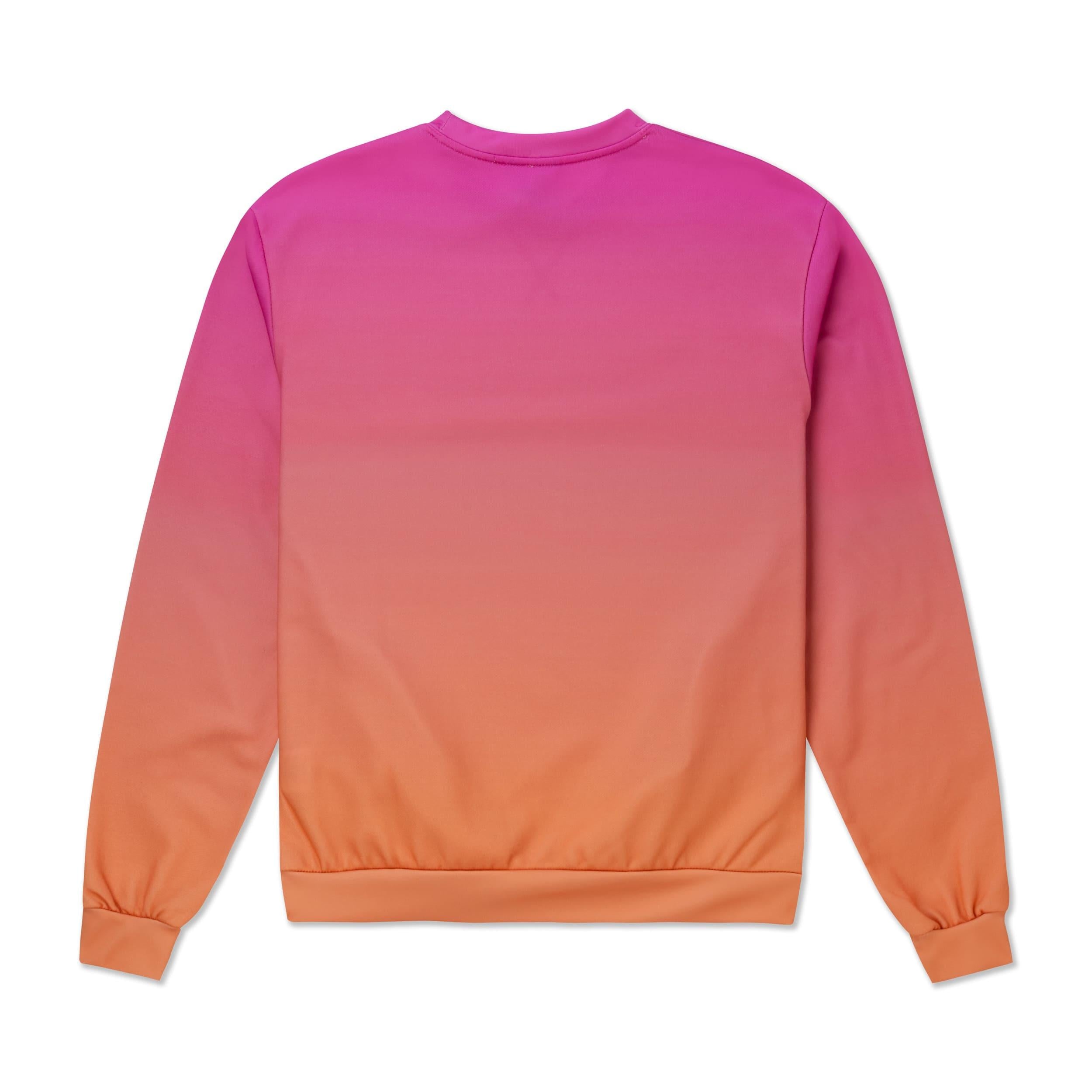 VAST DIP DYE 海面漸層長袖上衣 - 漸層橘