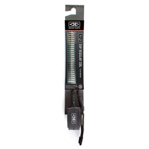 OCEAN EARTH Diamond Flex SUP Coil Regular 9' SUP腳繩(腳踝)