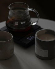 Project Coax 大理石紋理水泥杯蠟燭 - 樺樹/琥珀/咖啡 9oz