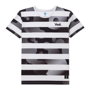 VAST 此款 Lava Lamp 熔岩燈防曬機能衝浪T Shirt，融合濃厚弛放漫流的熔岩燈圖樣元素並結合水手服飾所鍾愛的橫條元素