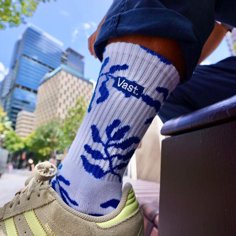 VAST 搖曳海草 復古中筒襪
