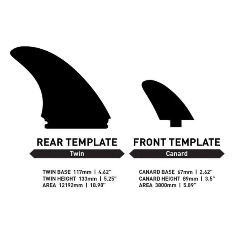 FIREWIRE Stu Kenson Twinzer Fin Set 衝浪板舵