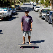 VAST Nature 翻玩短袖上衣 - 藍莓紫