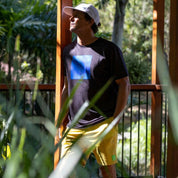 VAST 熔岩燈短袖上衣 - 黑色