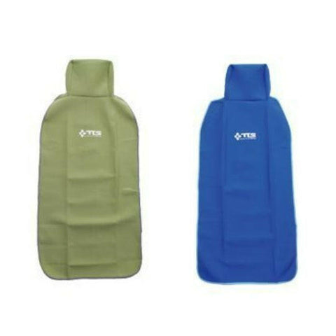 日本 TOOLS Car Seat Cover 車用前座防水防污坐墊(一對) - 藍/軍綠