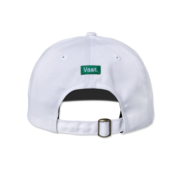 VAST 質感刺繡Logo棒球帽 - 白色