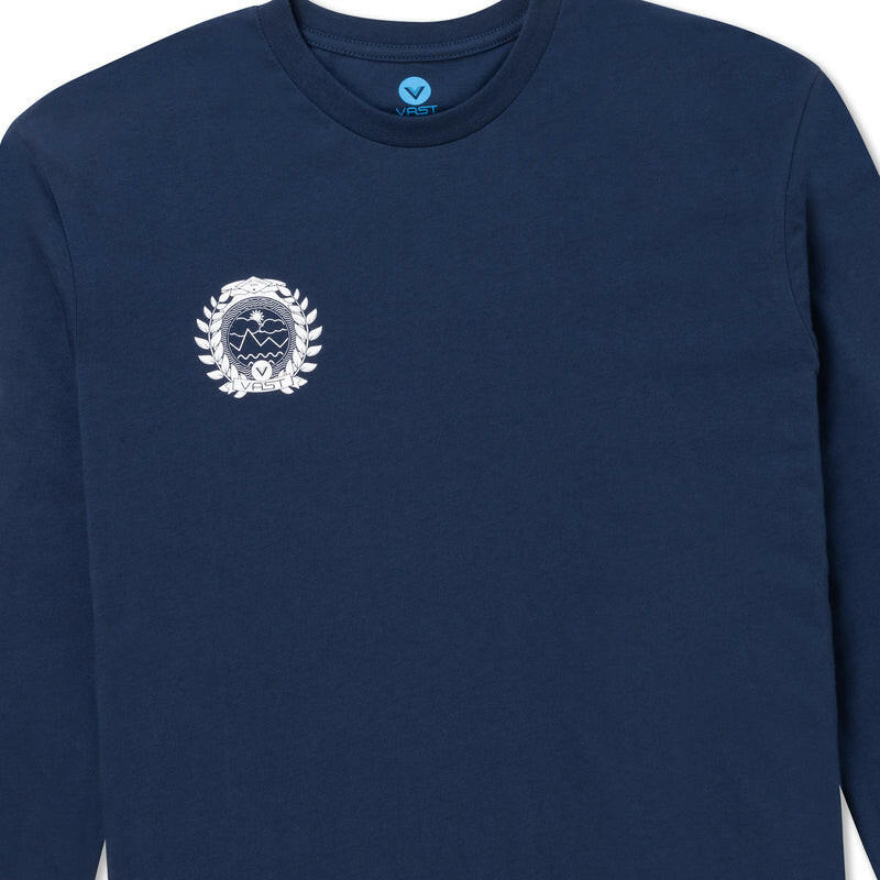 VAST X RWB X In4mation聯名 桂冠葉長袖上衣 - 海軍藍
