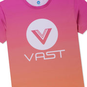 VAST 桃紅渲染 防曬機能衝浪T Shirt