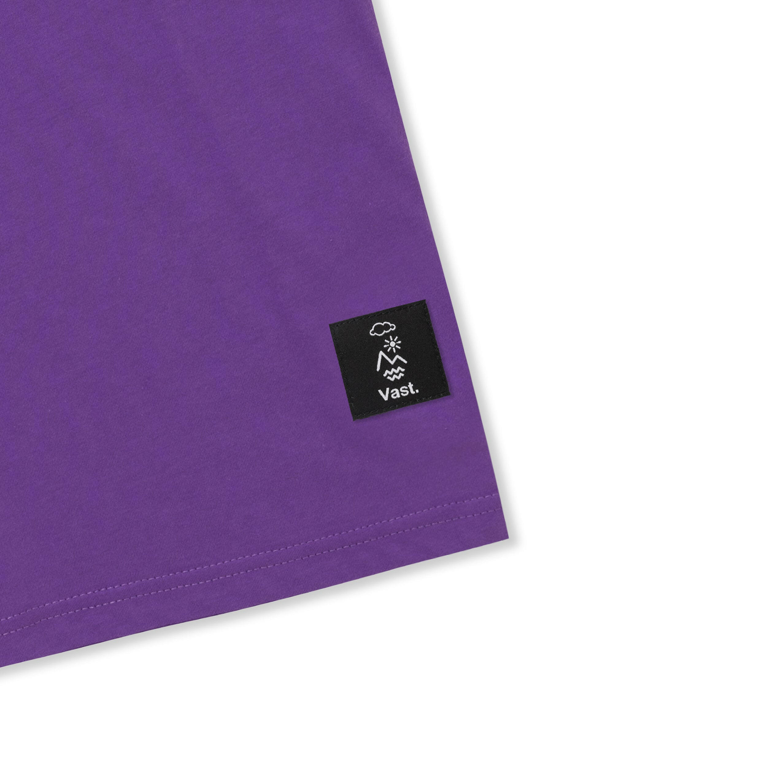 VAST Nature 翻玩短袖上衣 - 藍莓紫