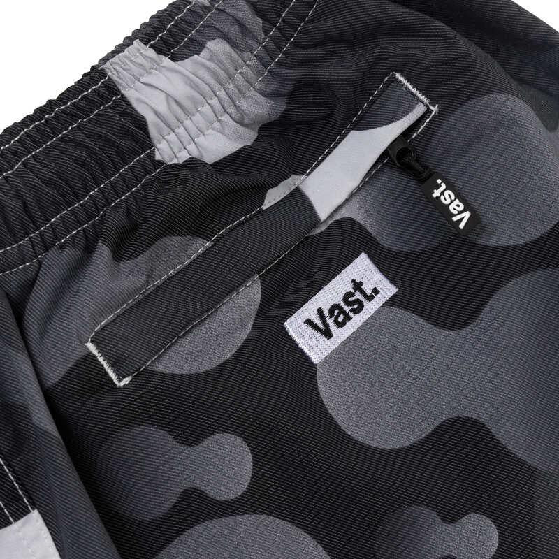 VAST 熔岩燈 綁繩海灘褲 - 黑