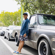 VAST 熔岩燈 綁繩海灘褲 - 黑