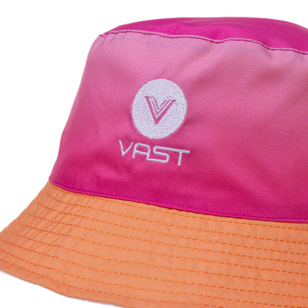 VAST Gradient Reversible 漸層雙面漁夫帽-橘紅色