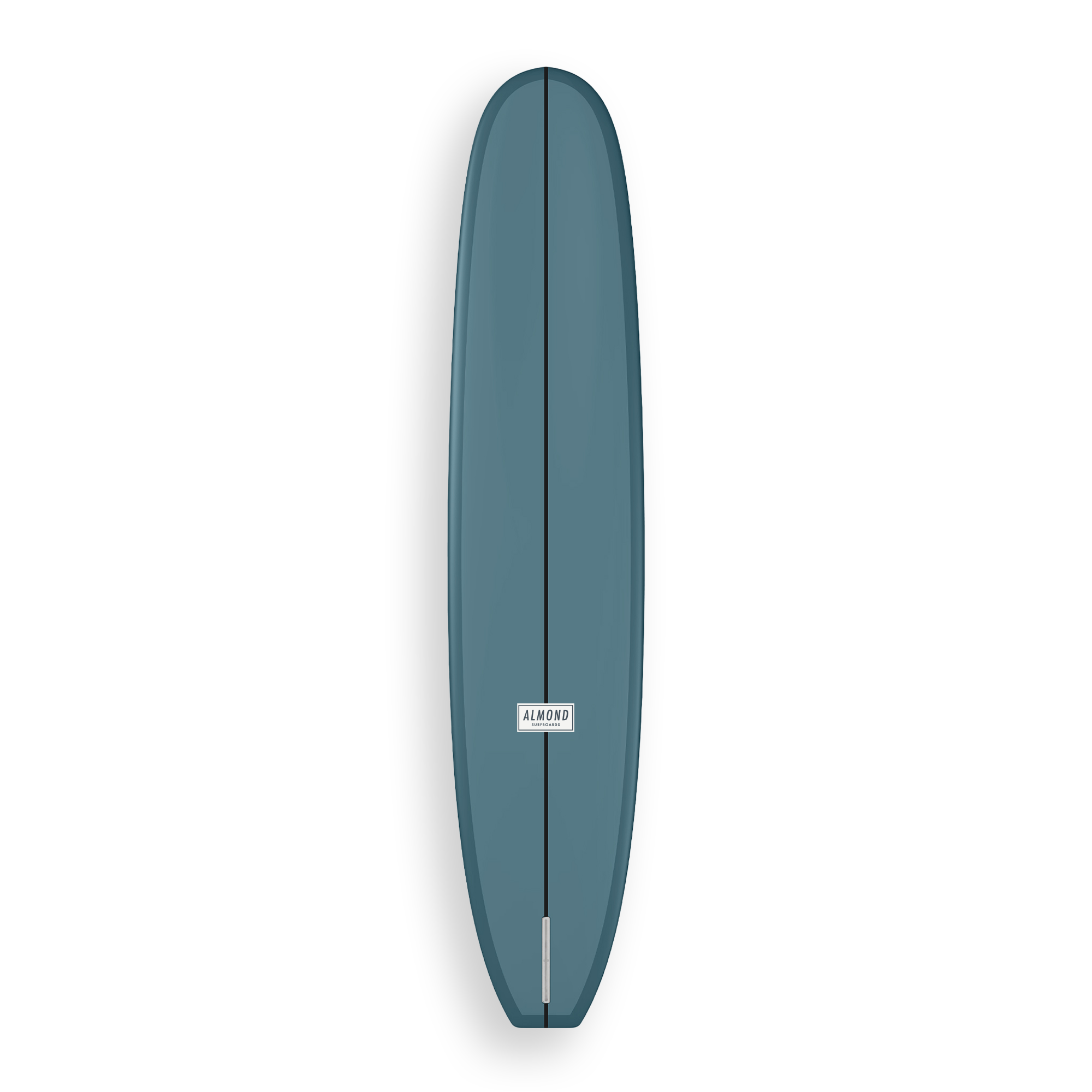 Almond Lumberjack 9'6 寶藍色 longboard noserider 衝浪板背面