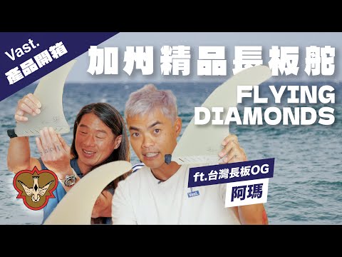 預購 Flying Diamonds TJ Power Drive 衝浪長板中舵