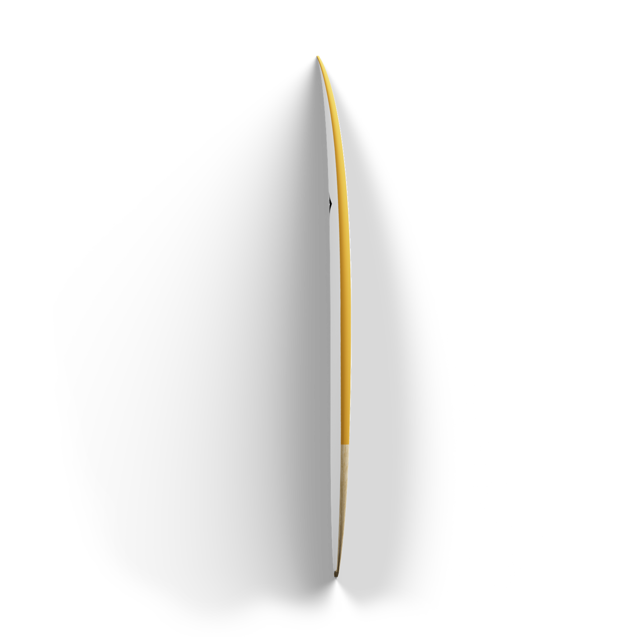 FIREWIRE Spun Honey Helium 黃色衝浪板 側面