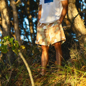 VAST VAST 熔岩燈 綁繩海灘褲 - 卡其