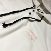 VAST 保暖連帽T- 米白