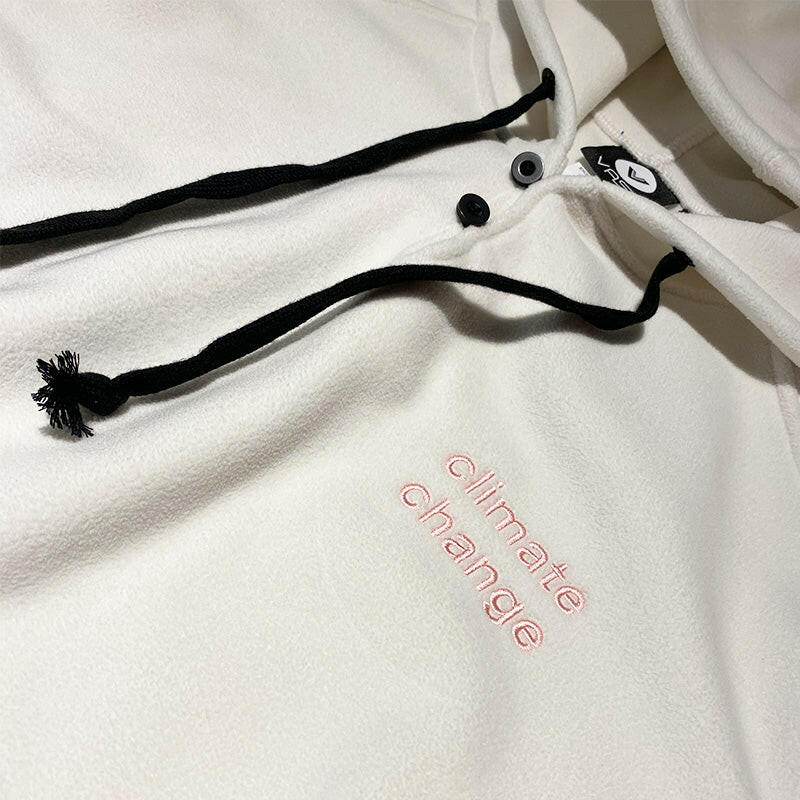 VAST 保暖連帽T- 米白