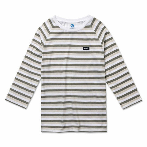 Vast Three Quarter Stripe Tee 七分袖上衣