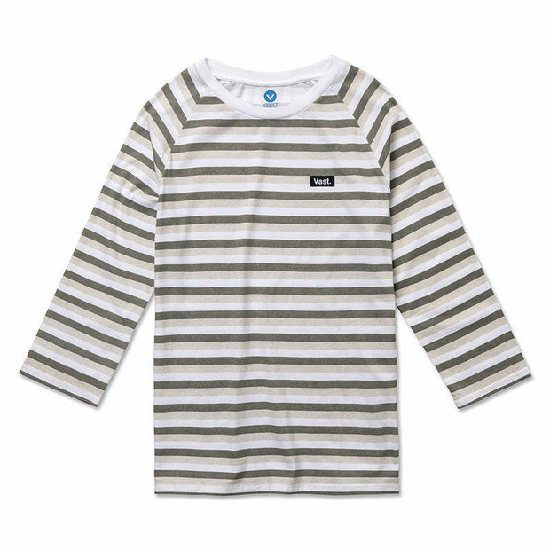 Vast Three Quarter Stripe Tee 全棉七分袖上衣