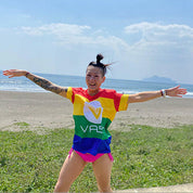 VAST 彩虹  防曬機能衝浪T Shirt