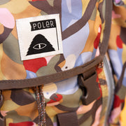 Poler 多功能夾帶電腦後背包 - 2.0大尺寸版 - 彩色鳥花紋