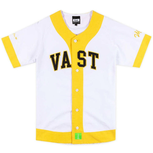 Vast Canary Baseball Jersey