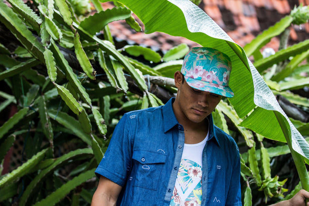 Vast "Logo V" Floral Camper Hat