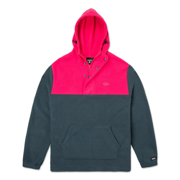 Vast SNAP BUTTON PULLOVER - STEEL BLUE