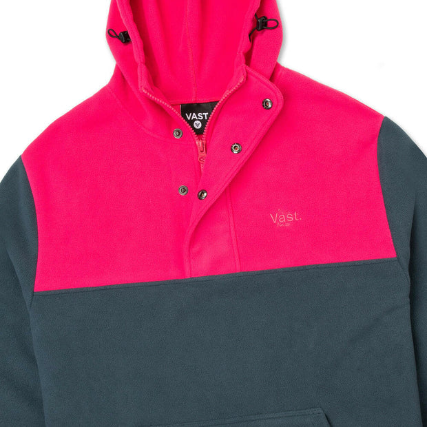 Vast SNAP BUTTON PULLOVER - STEEL BLUE