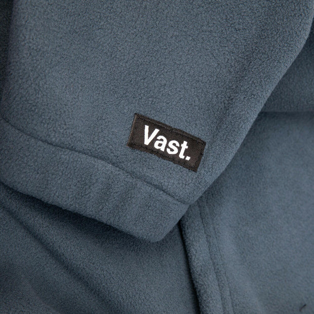 Vast SNAP BUTTON PULLOVER - STEEL BLUE