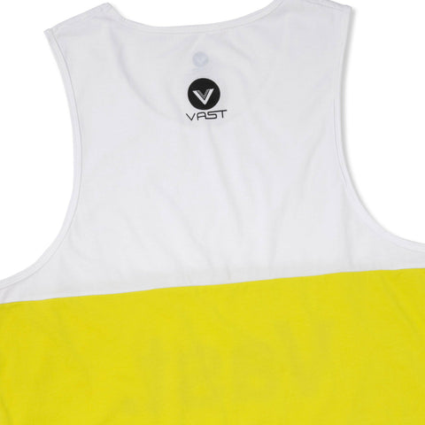 Vast Color Block Tank - Lime Multi