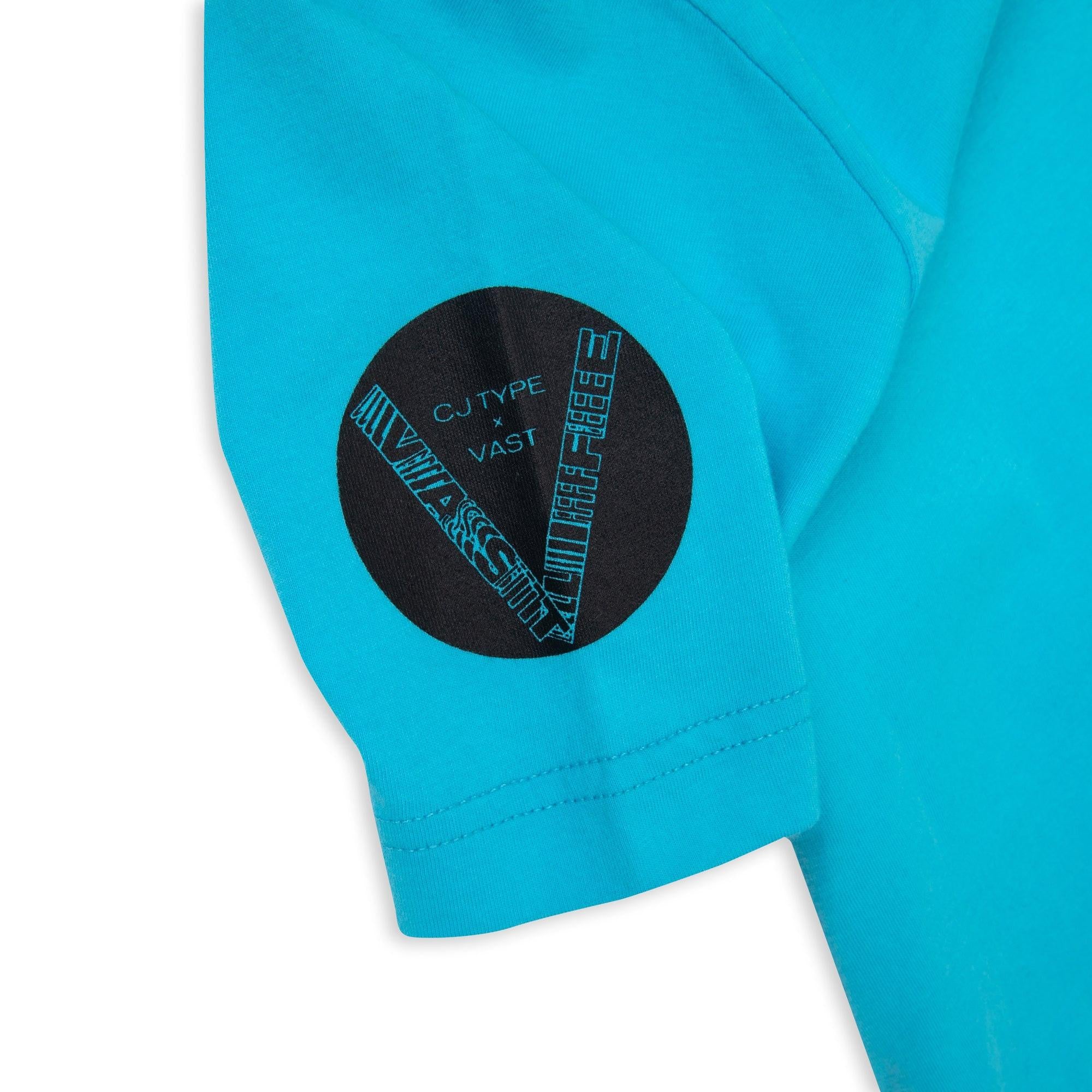 Vast x CJ Dunn Archive Tee - Aqua