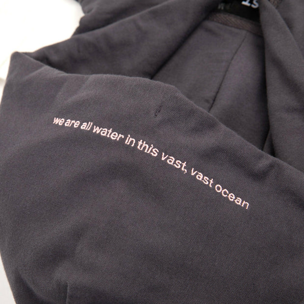 Vast x CJ Dunn Ripple Hoodie - Black