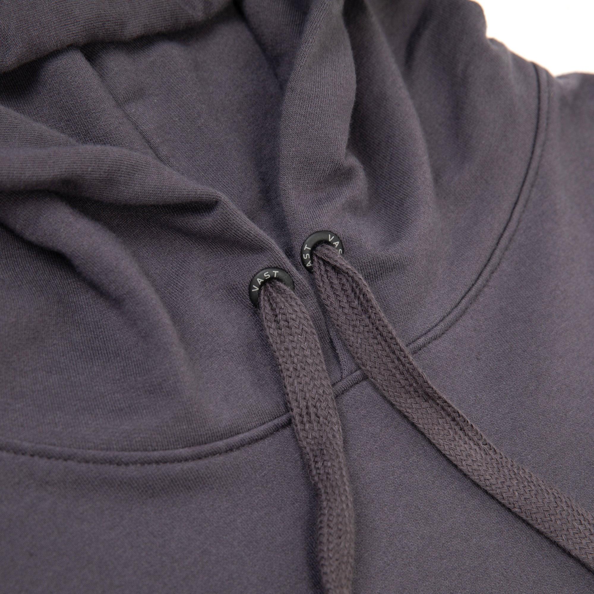 VAST x CJ Dunn 聯名連帽長袖大學T 黑色