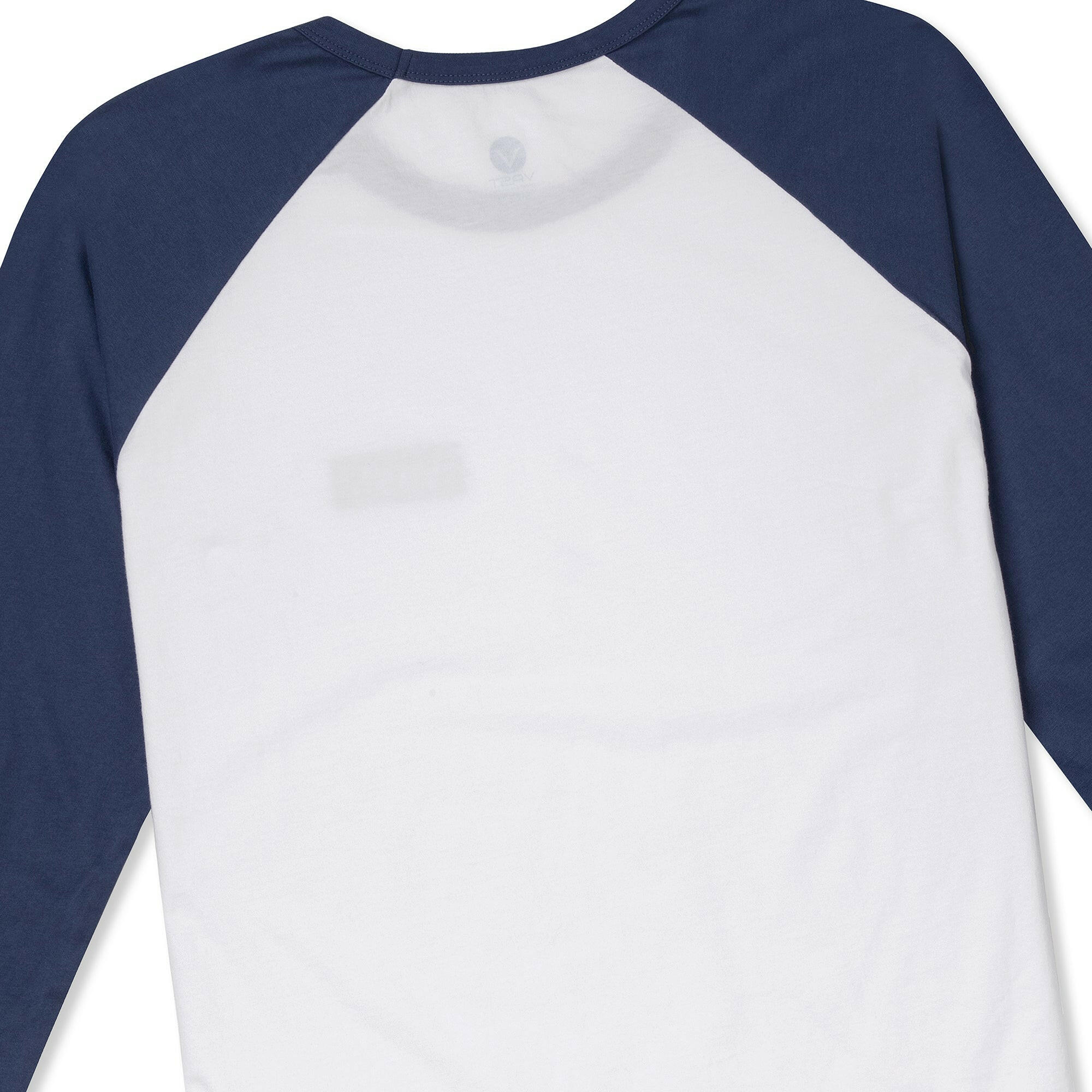 VAST 海軍藍撞色 長袖上衣