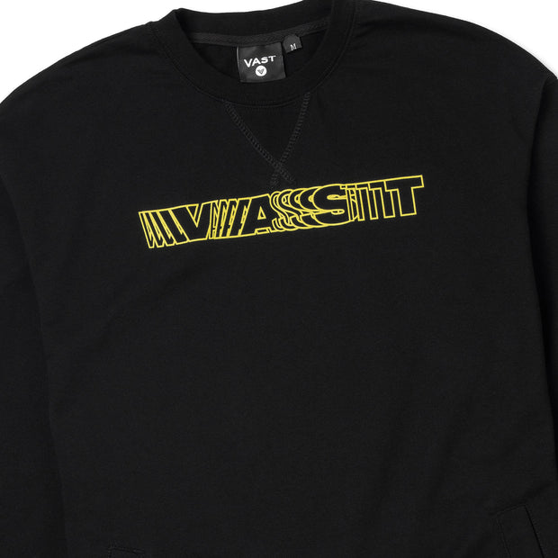 Vast x CJ Dunn Liquid Crewneck - Black